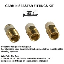 Garmin Seastar Fittings Kit For Most Sea Star Steering Systems - $29.00