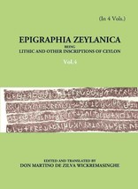 Epigraphia Zeylanica Being Lithic And Other Inscriptions Of Ceylon V [Hardcover] - £84.81 GBP