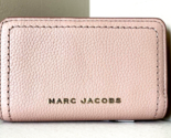 New Marc Jacobs The Groove Medium Compact Bifold Wallet Leather Peach Whip - $94.91