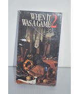 WHEN IT WAS A GAME 2 MLB Baseball VHS 1992 HBO Video 59 Minutes NEW Fact... - $6.99