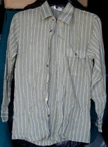 Used Salon Le Chic Ladies Size Small Button Up Translucent Blouse - NICE - £5.43 GBP