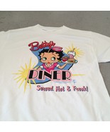 Betty Boop&#39;s Diner on a new Small white tee shirt - €21,71 EUR