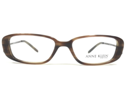 Anne Klein Eyeglasses Frames AK8048 127 Brown Rectangular Full Rim 47-15... - $51.22