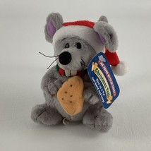 Christmas Tails 4&quot; Plush Stuffed Animal Holiday Mouse Kurt Adler Vintage... - $39.55