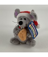 Christmas Tails 4&quot; Plush Stuffed Animal Holiday Mouse Kurt Adler Vintage... - $39.55