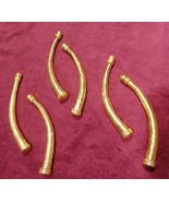 GOLDEN METAL OXIDIZE PIPE 1 PAIR - $17.81