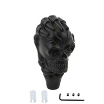 Matte Black Skull Skeleton Hand Gear Shift Knob Handle Column Floor Shifter - £26.07 GBP