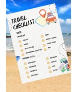 Travel planner of budget and checklist  - $8.31 CAD