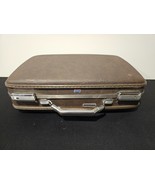 American Tourister Escort Briefcase Hard Shell Brown Vintage Suitcase 19... - $29.02