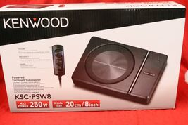 Kenwood KSC-PSW8 8&quot; Class-D Compact Powered Subwoofer, 250W Peak Power, ... - $246.65