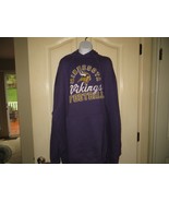 Majestic Minnesota Vikings Big &amp; Tall Hoodie, Purple, 4X - $31.18