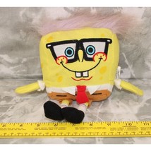 Rare Pink Hair Spongebob Squarepants Plush Glasses Shorts Nickelodeon 2013 - £11.45 GBP