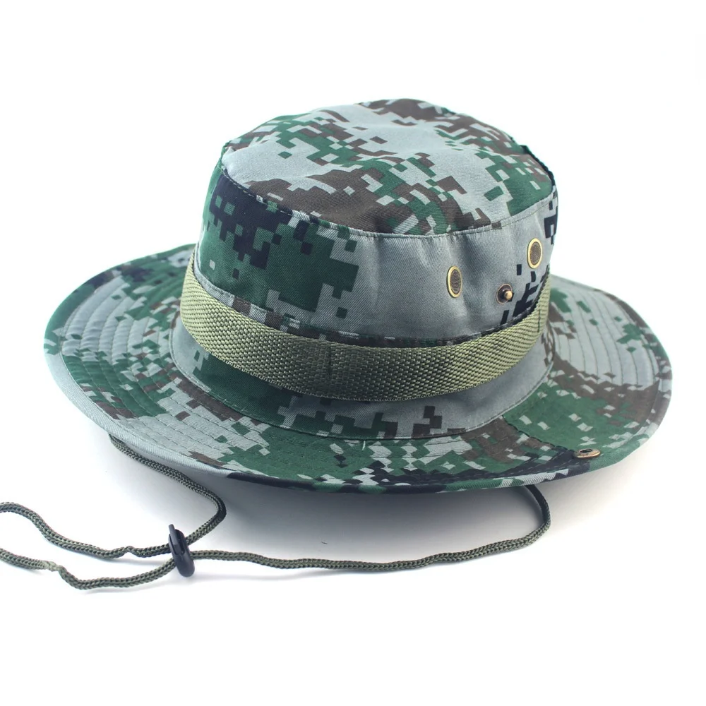 En military tactical camo boonie hats outdoor hunting hiking fishing climbing fisherman thumb200