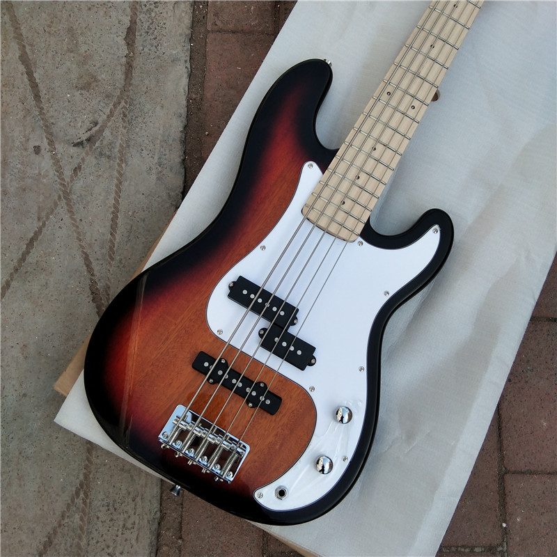 5 Strings Electric Bass Guitar,Maple Fingerboard With LED Light  SD132 Item image 3