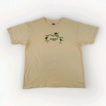 Sunshine Beachwear XL Yellow T Shirt Acapulco Mexico Tree Frog Embroidery - $17.95