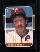 1987 Donruss #139 Mike Schmidt Exmt Phillies Hof *X93537 - £1.94 GBP