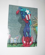 Captain America Poster #87 Vietnam Memorial by Mike Vosburg Marvel Avengers MCU - £23.96 GBP