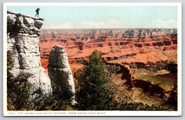 Grand View Point View Grand Canyon Arizona AZ UNP Fred Harvey WB Postcard H15 - £3.12 GBP
