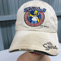 Simpsons Homer Beer Alcohol Trashed Distressed Beat Adjustable Baseball Cap Hat - £26.16 GBP