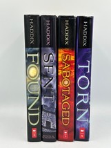 Lot 4 THE MISSING #1-4 (HC) Margaret Peterson Haddix Found Sent Torn Caught - £10.06 GBP