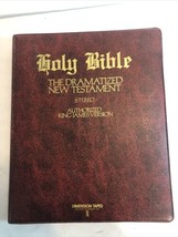 VTG Holy Bible King James New Testament KJV 16 Cassette Tape Set in Case VGUC - £14.91 GBP