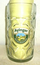 Ayinger Brauerei Aying 1L Masskrug German Beer Glass - £15.99 GBP