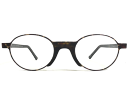 Andy Wolf Eyeglasses Frames BEAU col.f Dark Tortoise Round Wire Rim 45-1... - $222.39