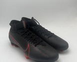 Nike Zoom Mercurial Superfly 7 Pro FG Black/Red AT5382-060 Men&#39;s Sizes 6... - $119.95+