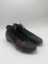Nike Zoom Mercurial Superfly 7 Pro FG Black/Red AT5382-060 Men&#39;s Sizes 6.5-10 - £94.00 GBP+