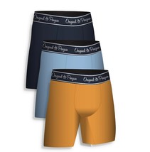 Penguin Men&#39;s 3-Pack Contour Boxer Briefs Ultimate Cotton Stretch, Size S - $367.64 MXN