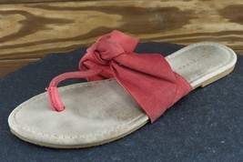 Lauren Conrad Sz 7-8 M Pink Flip Flop Synthetic Women Sandals 73277 - £15.60 GBP
