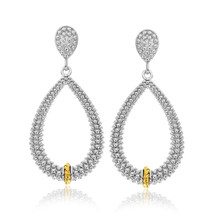 2Ct Lab Created Diamond Women&#39;s Drop/Dangle Earrings 14K White Gold Finish - £103.34 GBP
