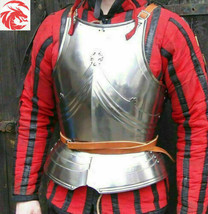 Medievale Knight Metallo Armatura Sca Larp Armor Battle Pronto Giropetto - £141.08 GBP