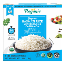 Reganic Organic Basmati Rice With Cloves &amp; Cardamom - $325.64 MXN