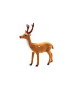 Christmas Xmas Elk Reindeer Doll Plush Simulation Deer - 16cm - £6.13 GBP
