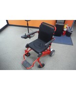 Defective Air Hawk Red &amp; Black Motorized Electric Wheelchair No Fenders ... - $650.40 CAD