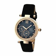 NEW Sophie and Freda SF3006 Women Montreal Diamond Date Black MOP RoseGold Watch - £55.34 GBP