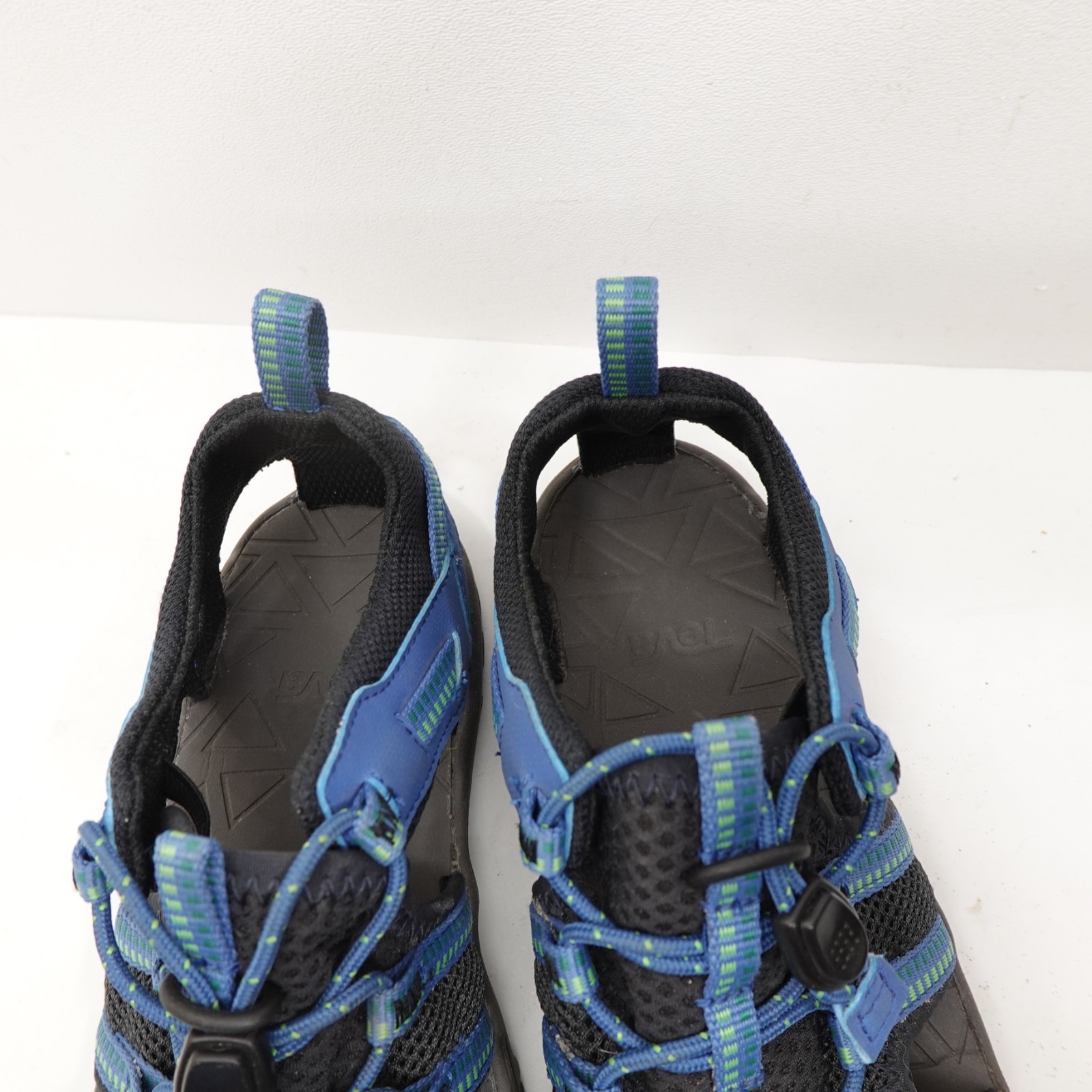 Teva Manatee Kids Sport Water Sandals Size 1 Blue Green Foam Beach Shoes Item image 5