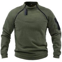 US SWAT Mens  Outdoor Polar Fleece Jacket Clothes Warm Zipper Pullover Man Windp - £88.63 GBP