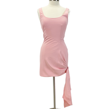 NEW Cinq a Sept Womens 8 Sharon Cocktail Mini Dress Carnation Pink Side Tie  - £173.85 GBP