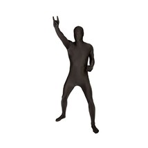 Black Msuit Fancy Dress Costume - size XXLarge - 62-69 (186cm-206cm)  - £35.88 GBP