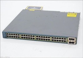 CISCO WS-C3560E-48PD-EF 3560E 48 Gigabit Ports PoE Switch w/ Enhanced Image - £107.70 GBP