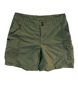 REI Shorts Women Sz 10 Green Lightweight Outdoor Cargo Pockets Hiking Ac... - $16.15