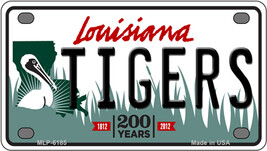 Tigers Louisiana Novelty Mini Metal License Plate Tag - $278.95 MXN
