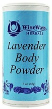 Wise Ways Herbals, Body Powder Lavender, 3 Ounce - £9.80 GBP