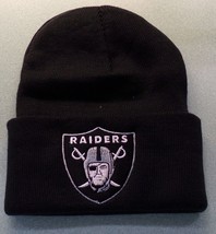 Oakland/Las Vegas Raiders NFL Football Embroidered Knit Beanie Hat New - $19.99