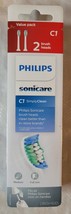 Philips Sonicare Simply Clean Replacement Toothbrush Heads HX6012/04 2-pack - $4.94