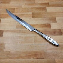Oneida MY ROSE Blade Roast Carving Knife Community Stainless Flatware 13... - $23.74