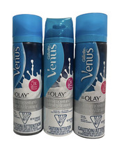 3 New Gillette Venus Olay Ultra Moisture Shave Gel Water Lily Kiss 6oz - £19.61 GBP