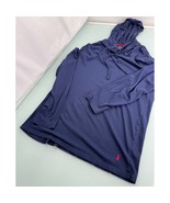 Polo Ralph Lauren Men Hoodie Shirt Pima Cotton Modal Blue Lightweight Pu... - £23.40 GBP